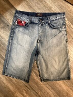 Red Ape Jean Shorts